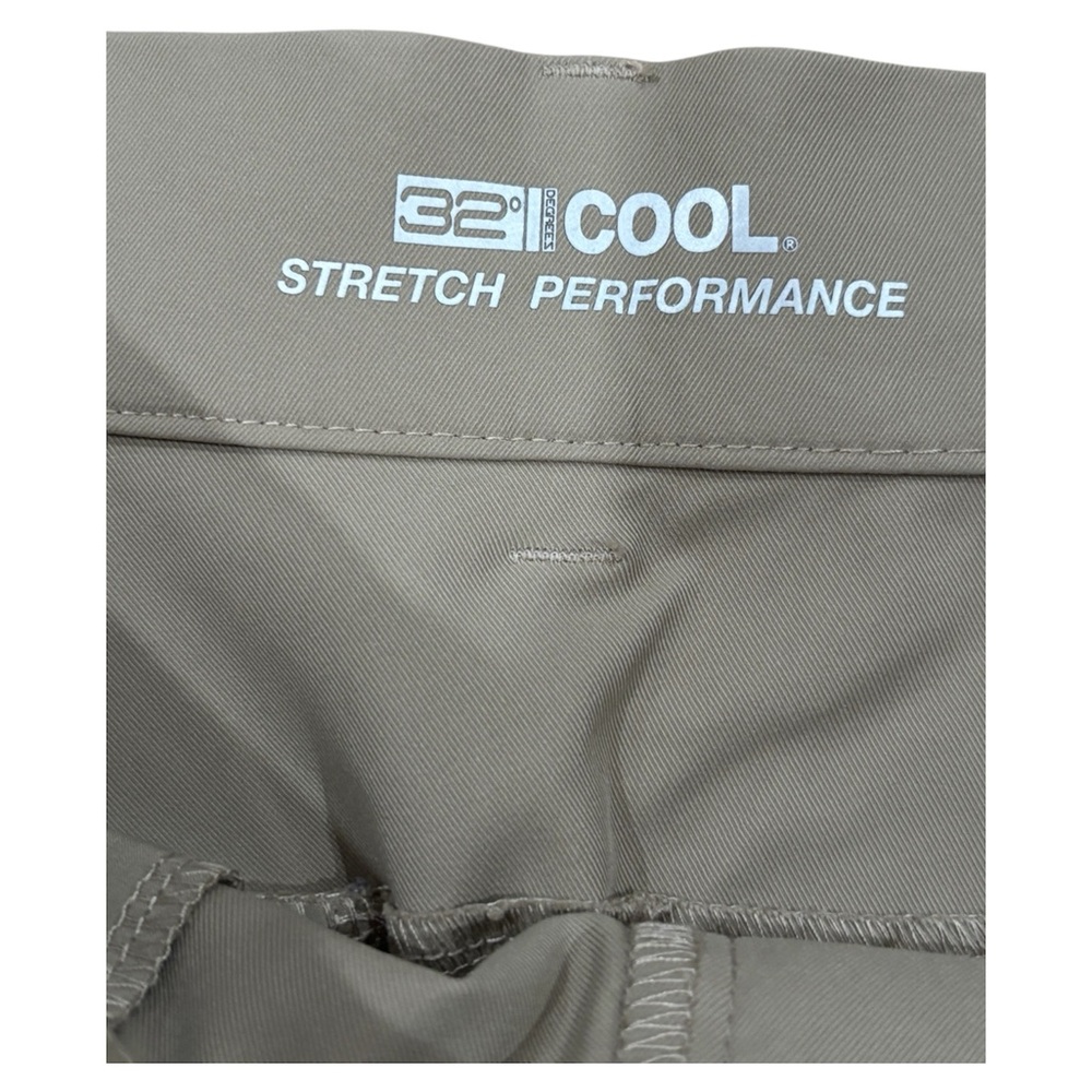 32 Degrees Men's Stretch Performance Shorts - Taupe